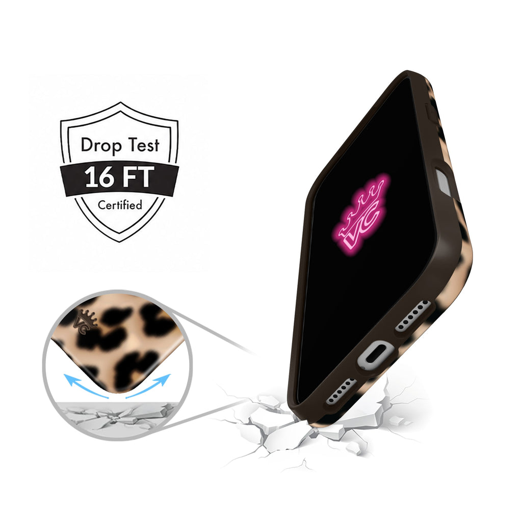 It Girl Blonde Leopard iPhone Case