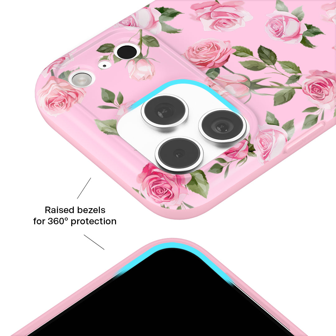 Baby Pink Roses iPhone Case