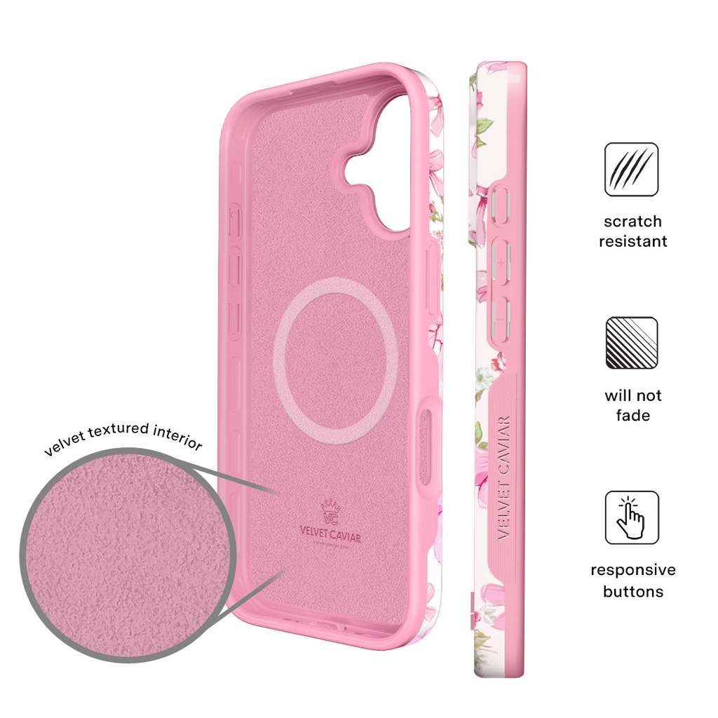 Posie Pink Bow iPhone Case