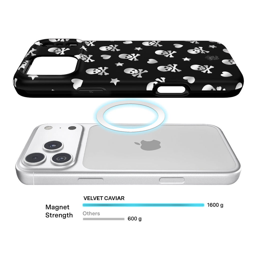 Chrome Skulls iPhone Case