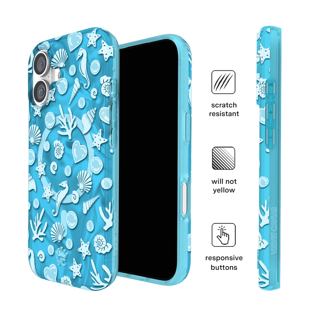 Aquamarine Holo iPhone Case