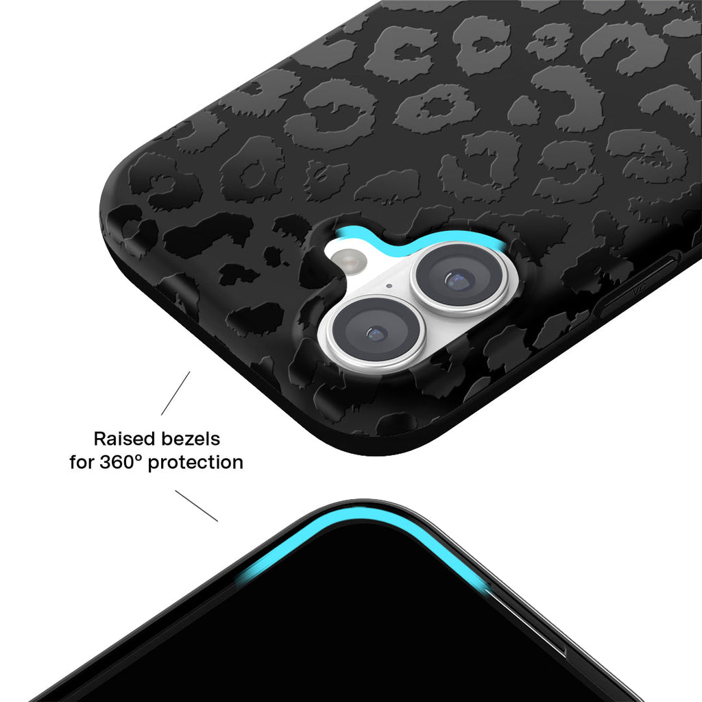 Black Leopard iPhone Case