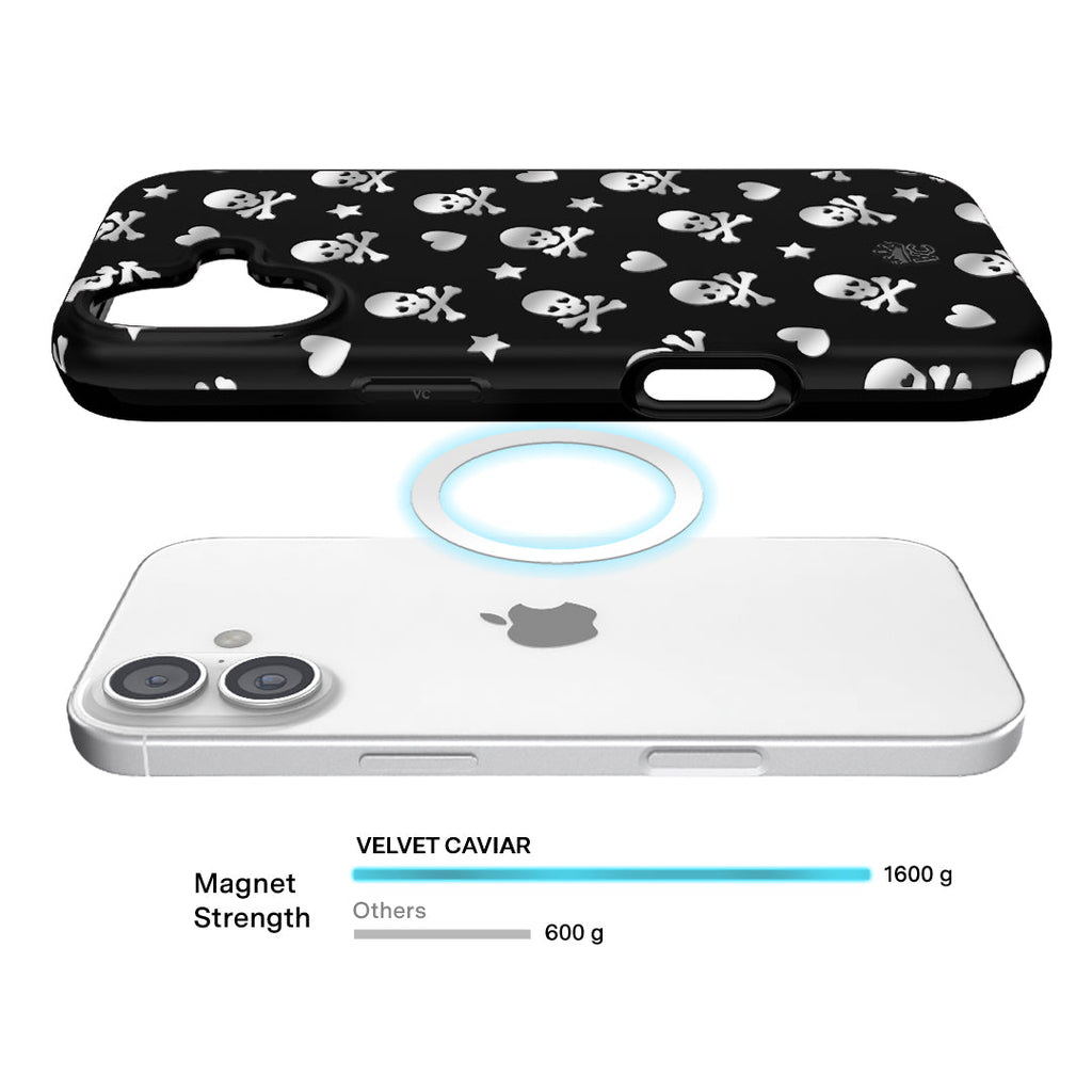 Chrome Skulls iPhone Case