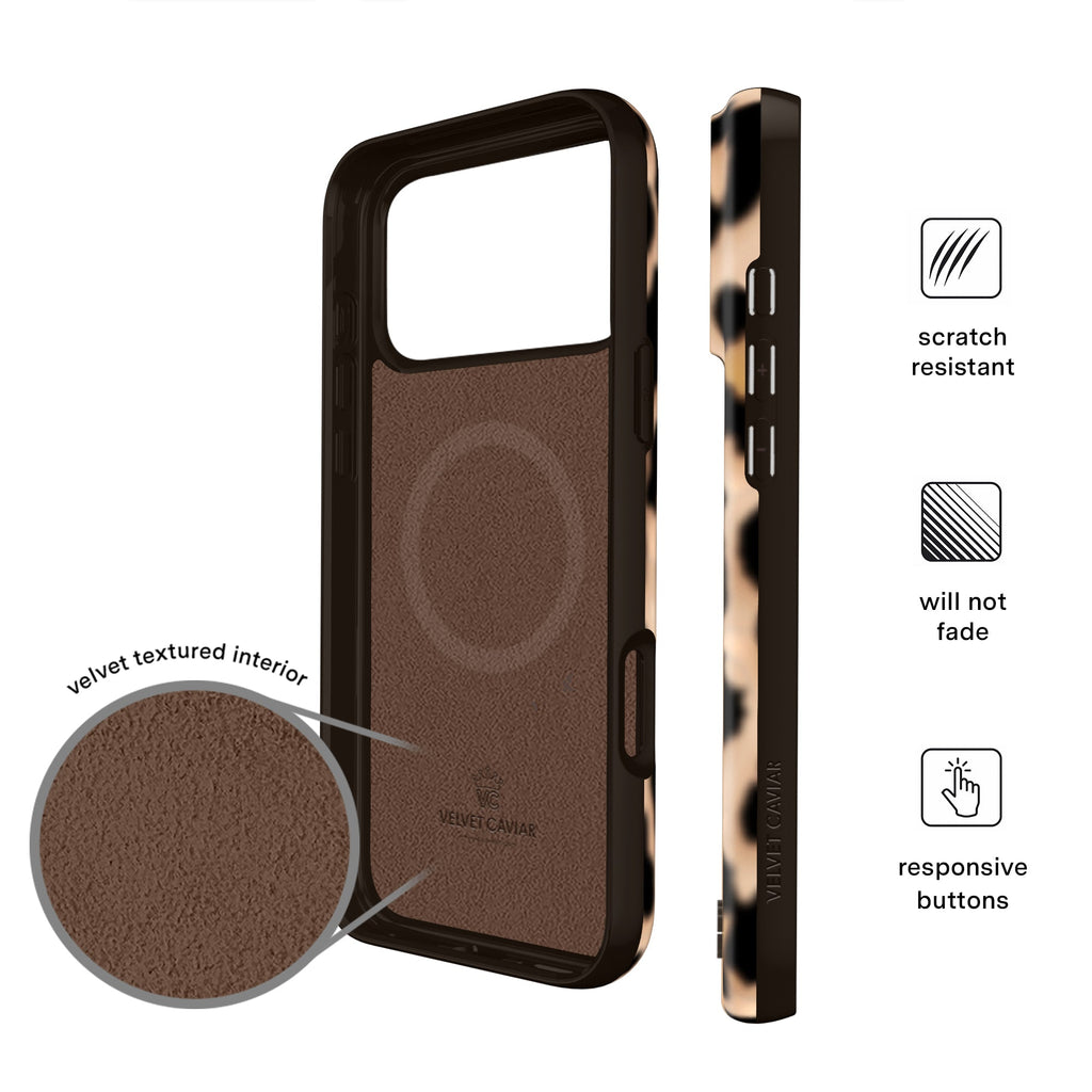 It Girl Blonde Leopard iPhone Case