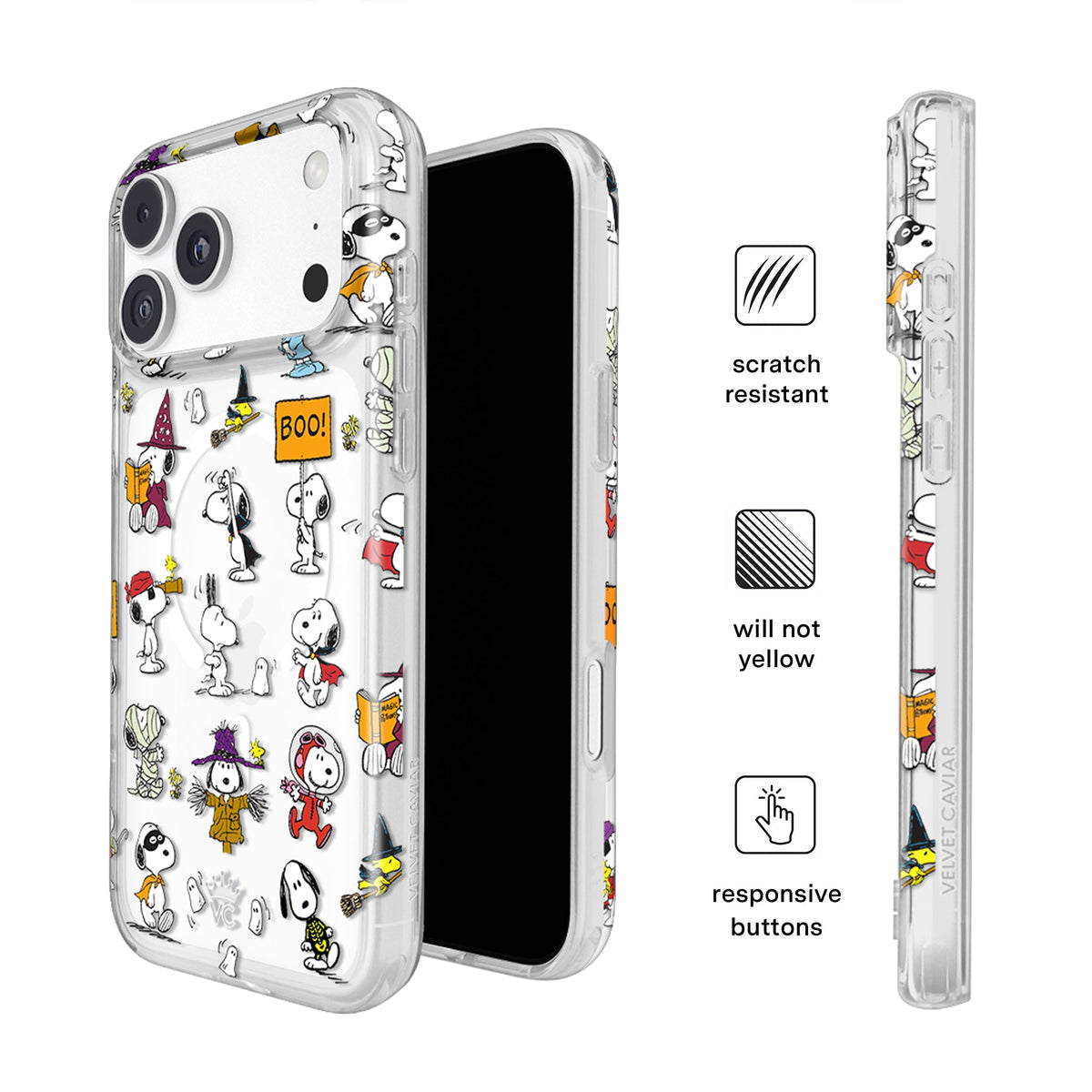Snoopy Spooky Moods iPhone Case
