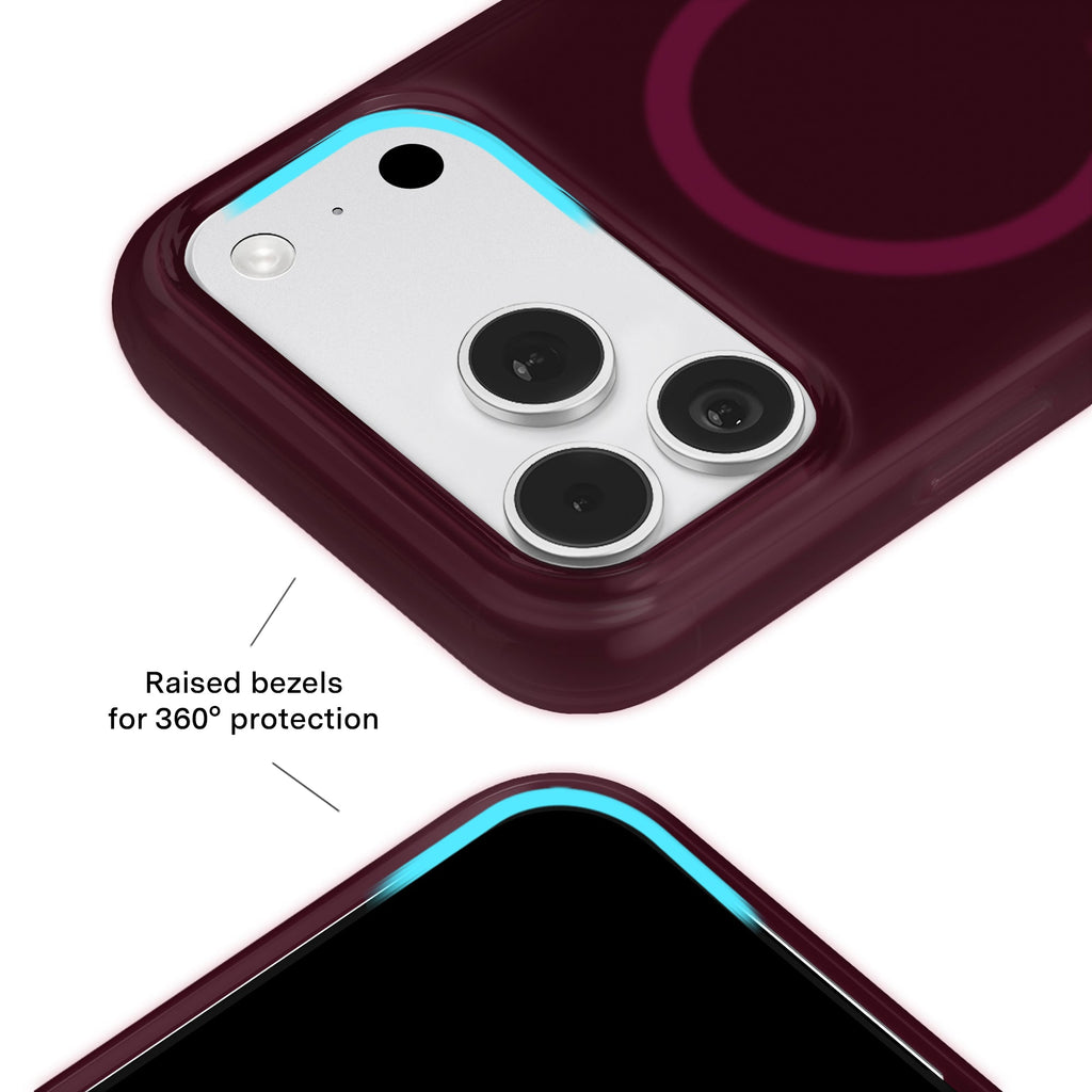 Burgundy 1990 Jelly iPhone Case