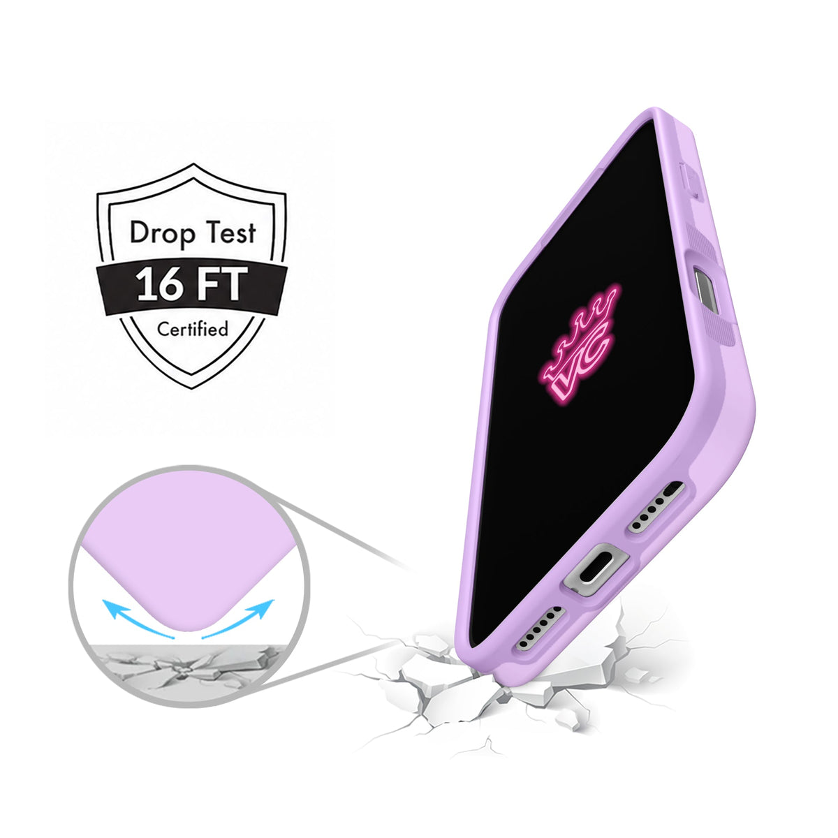Lilac Gelato iPhone Case