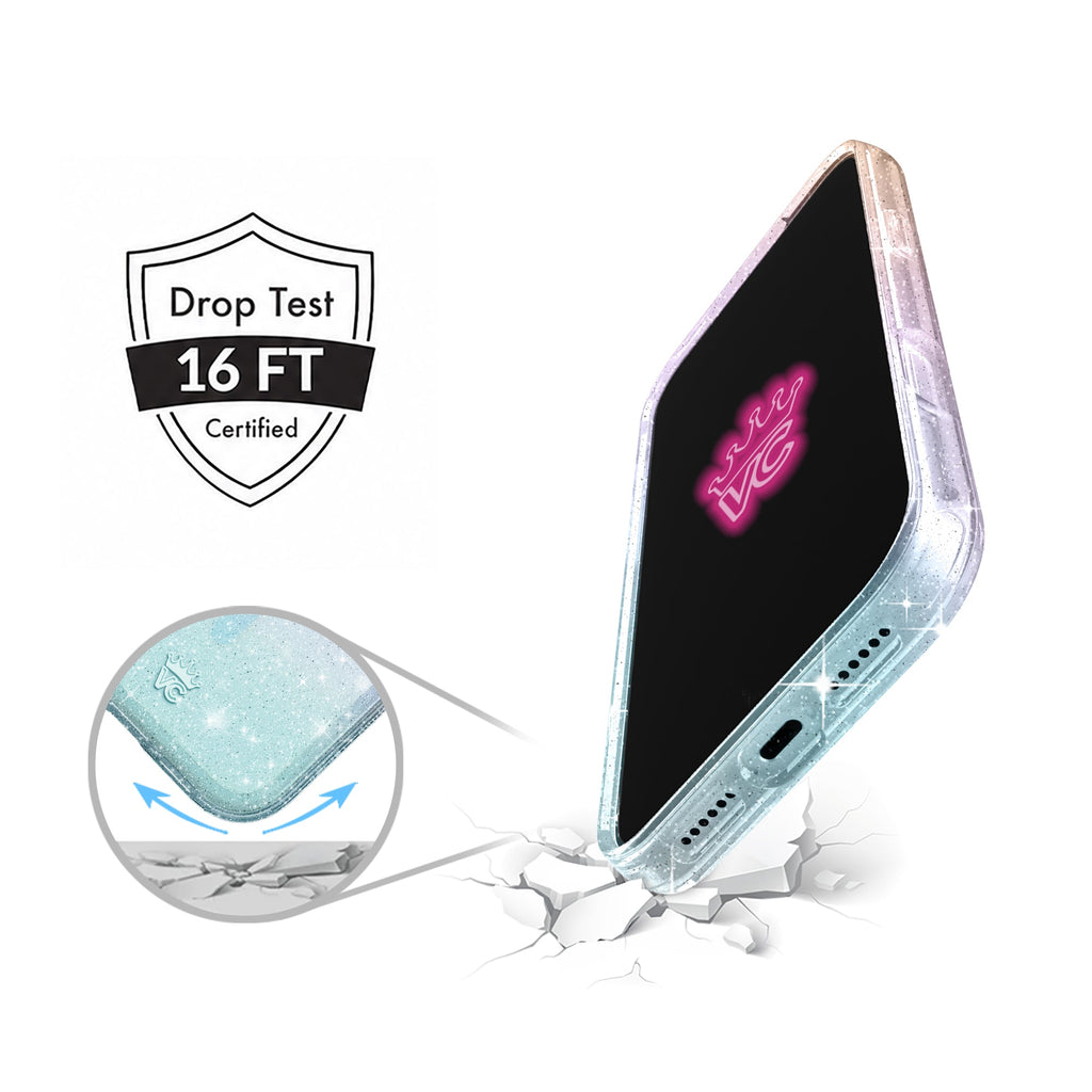 Ombre Stardust Glitter iPhone Case