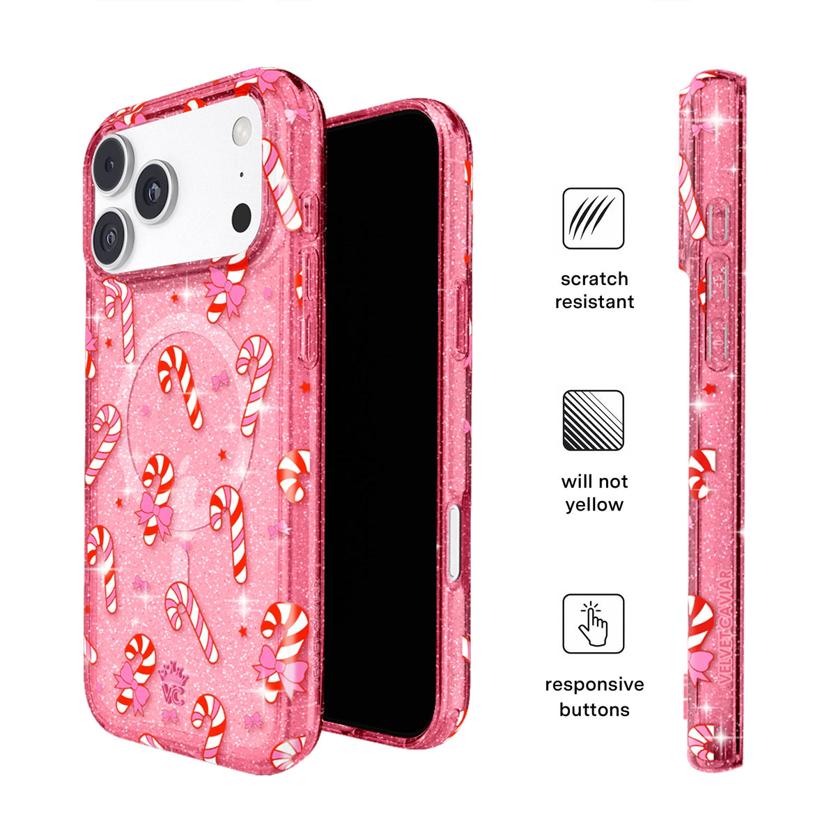 Pink Peppermint Princess iPhone Case