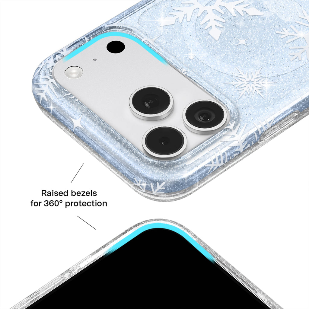 Snow Angel Glitter iPhone Case