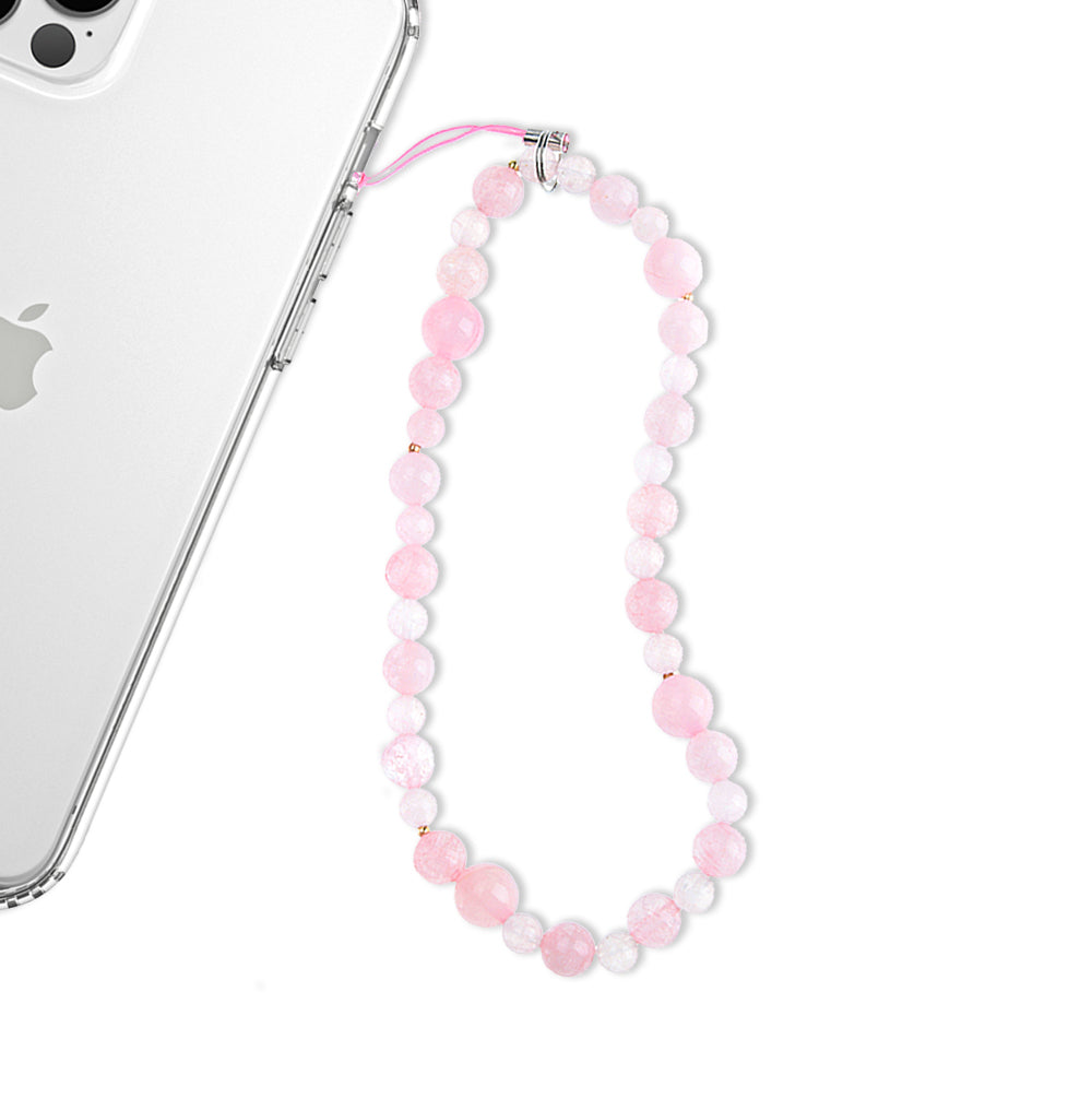 Rose Quartz Phone Charm