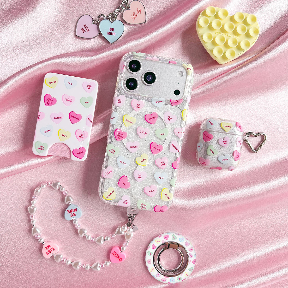Butter Yellow Heart MagSafe MightyGrip