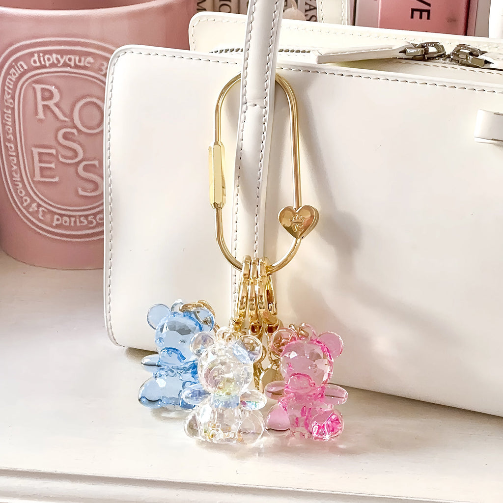 Blue Teddy Bag Charm