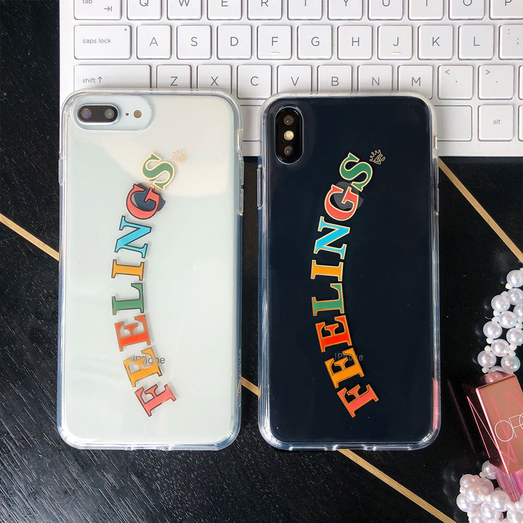 Feelings Clear iPhone Case