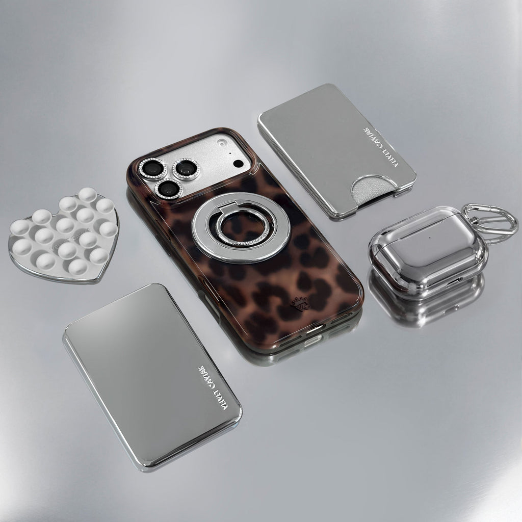 Silver Chrome AirPod Case