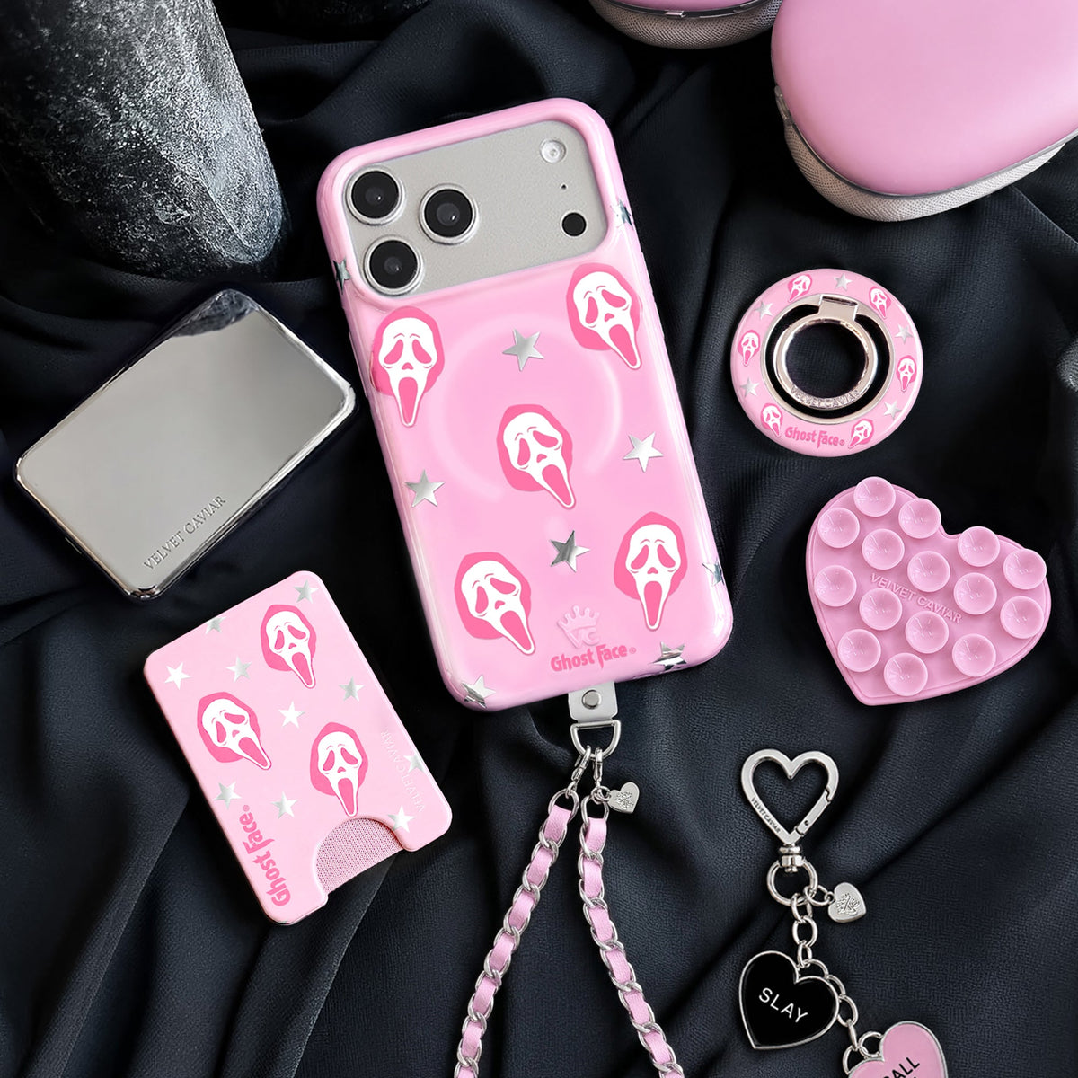 Ghost Face Call Me Pink MagSafe Grip Ring