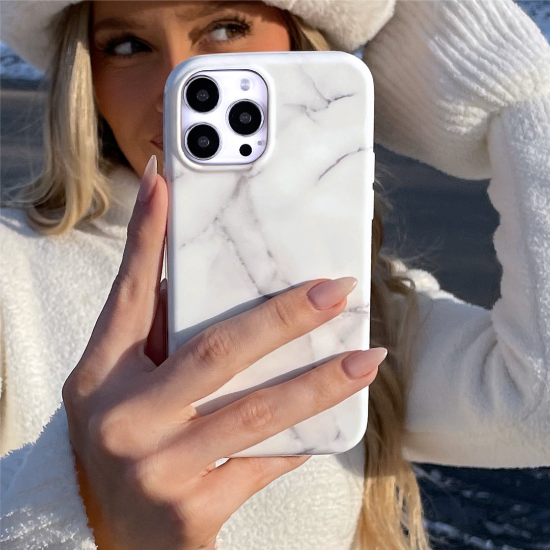 Carrara Marble iPhone Case