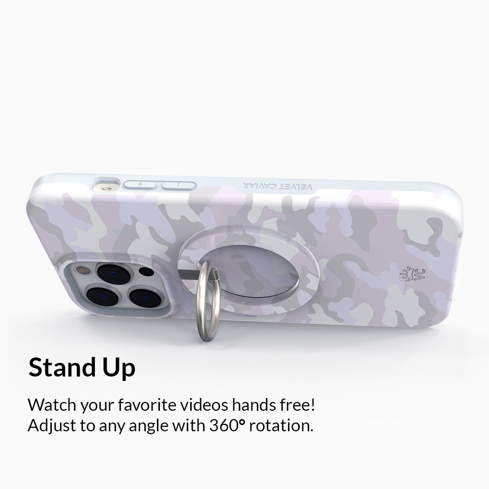 White Camo MagSafe Grip Ring