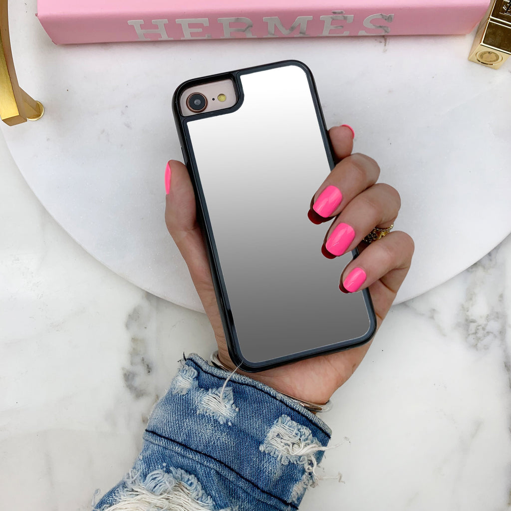 Silver Reflective Mirror iPhone Case