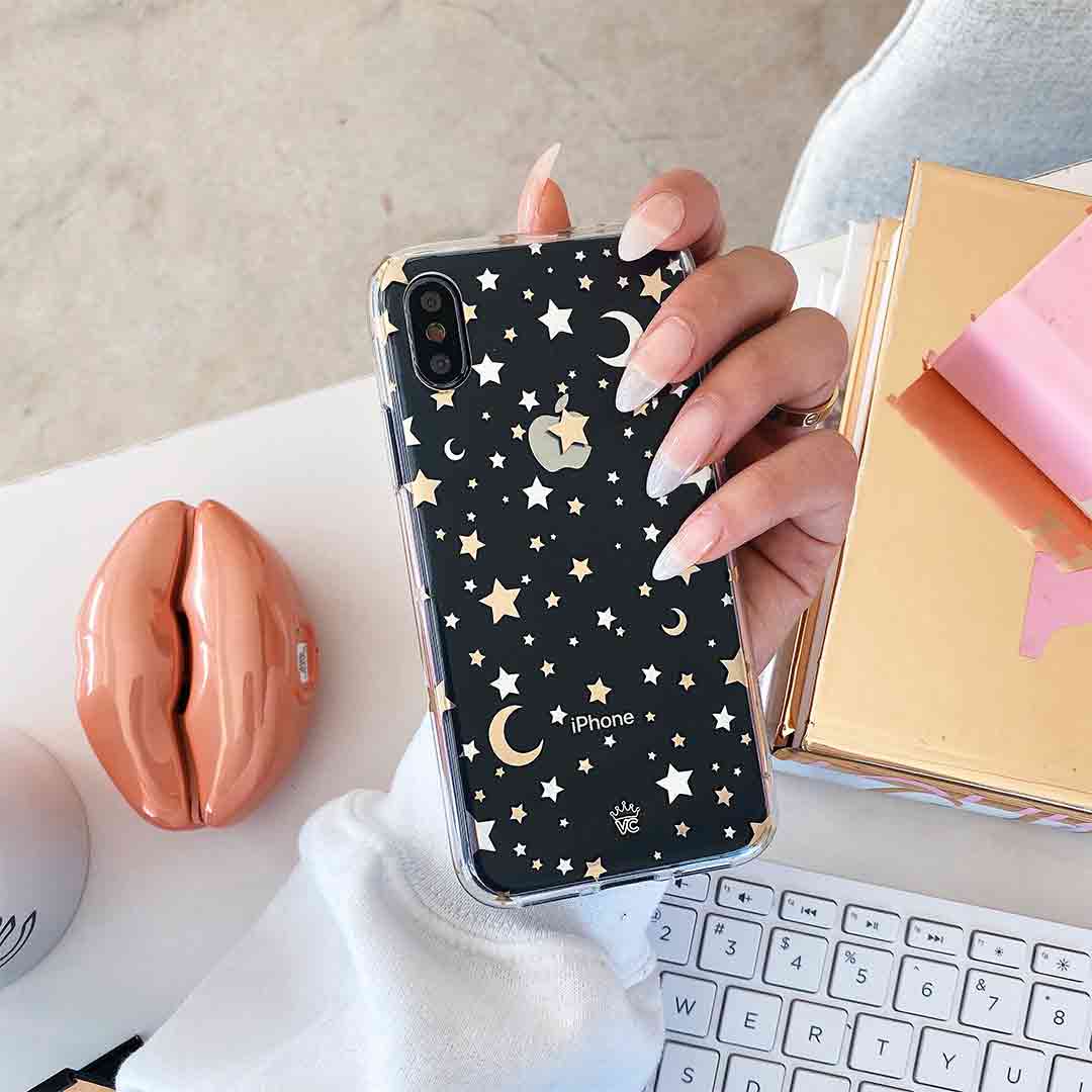 Starry Night Clear iPhone Case