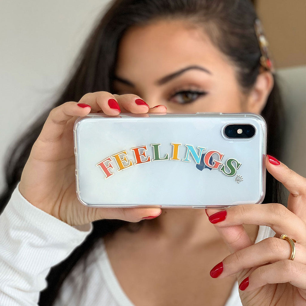 Feelings Clear iPhone Case