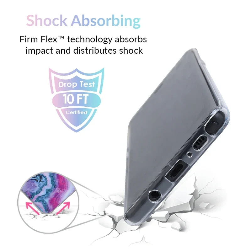 Geode Glitter Clear Samsung Case