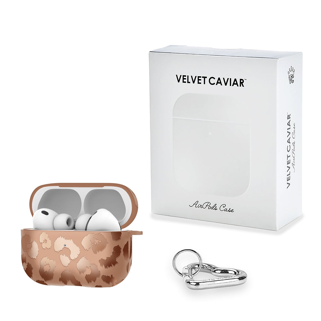 Bronze Chrome Leopard AirPod Case