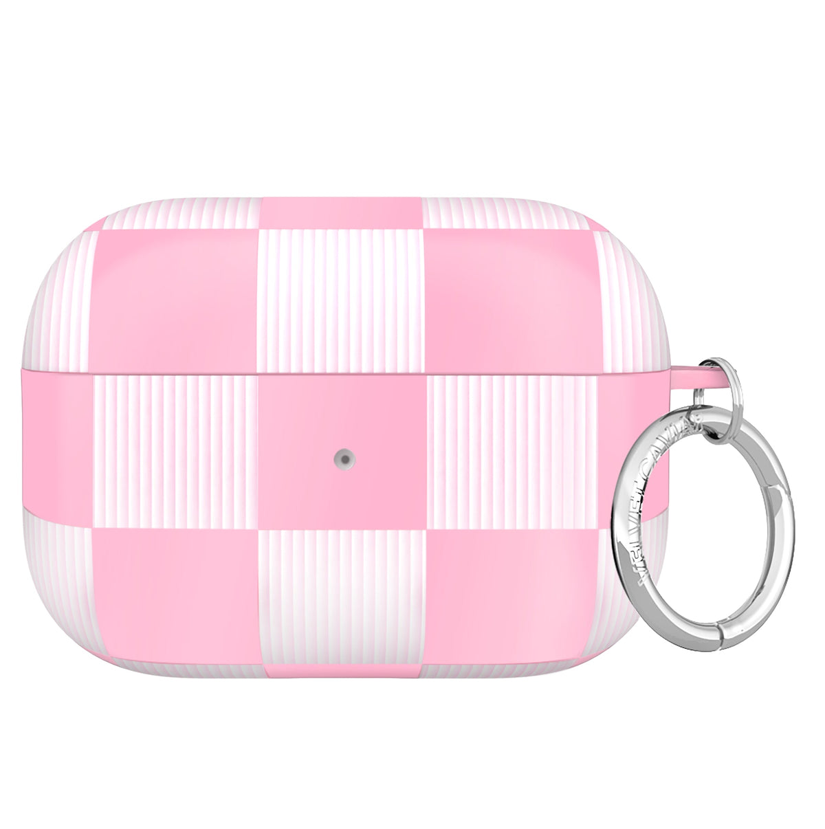 Pink Vibe Checkered AirPod Case