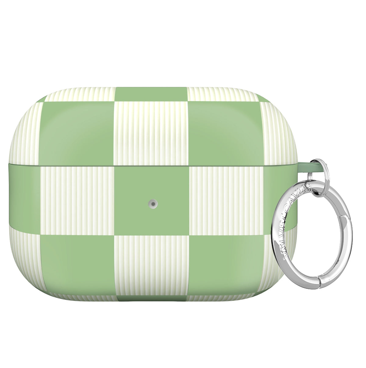 Pistachio Vibe Checkered AirPod Case