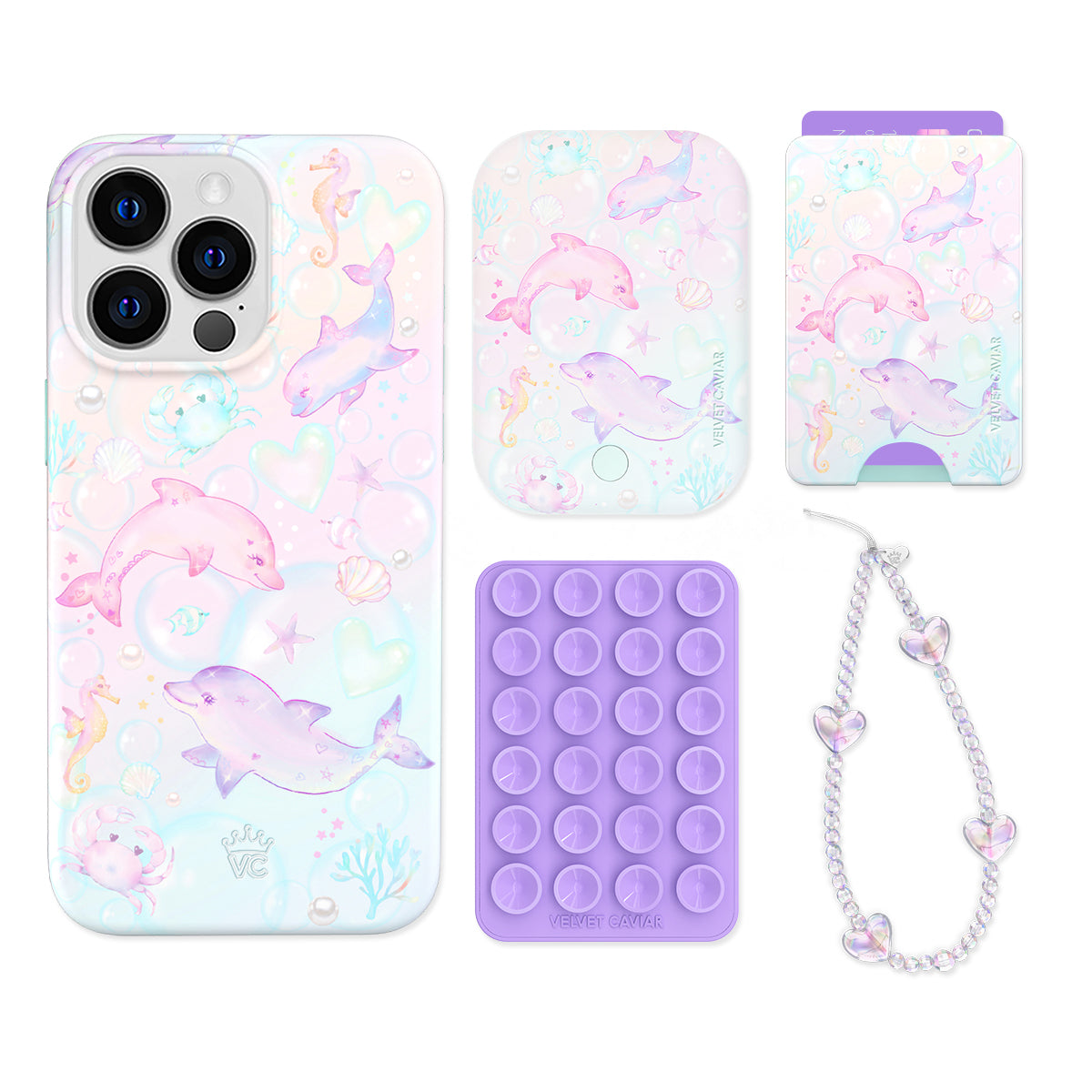 Aqua Angels iPhone Bundle Set - Wallet