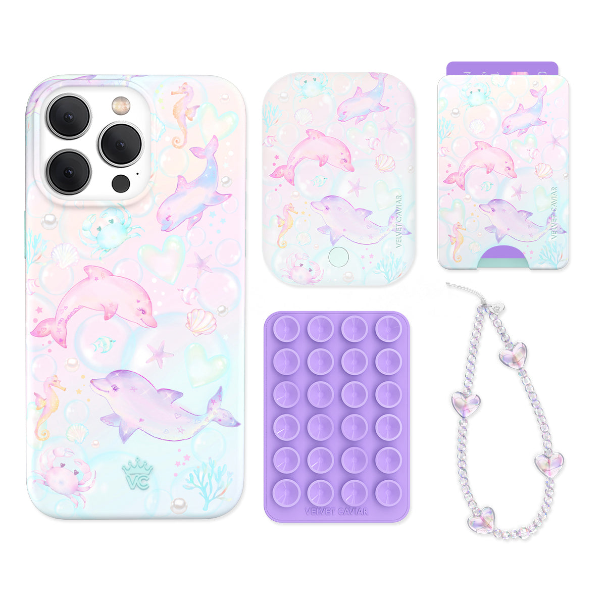 Aqua Angels iPhone Bundle Set - Wallet