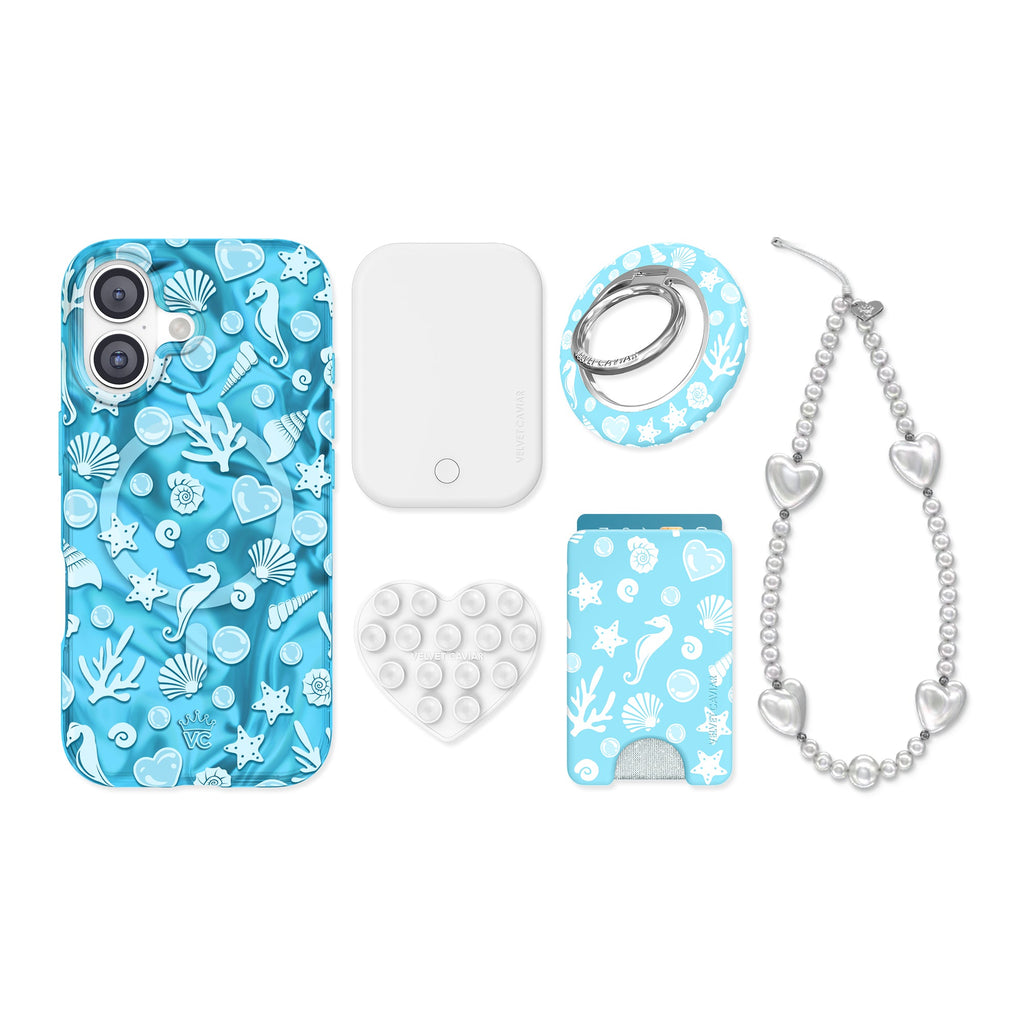 Aquamarine Holo iPhone Bundle Set