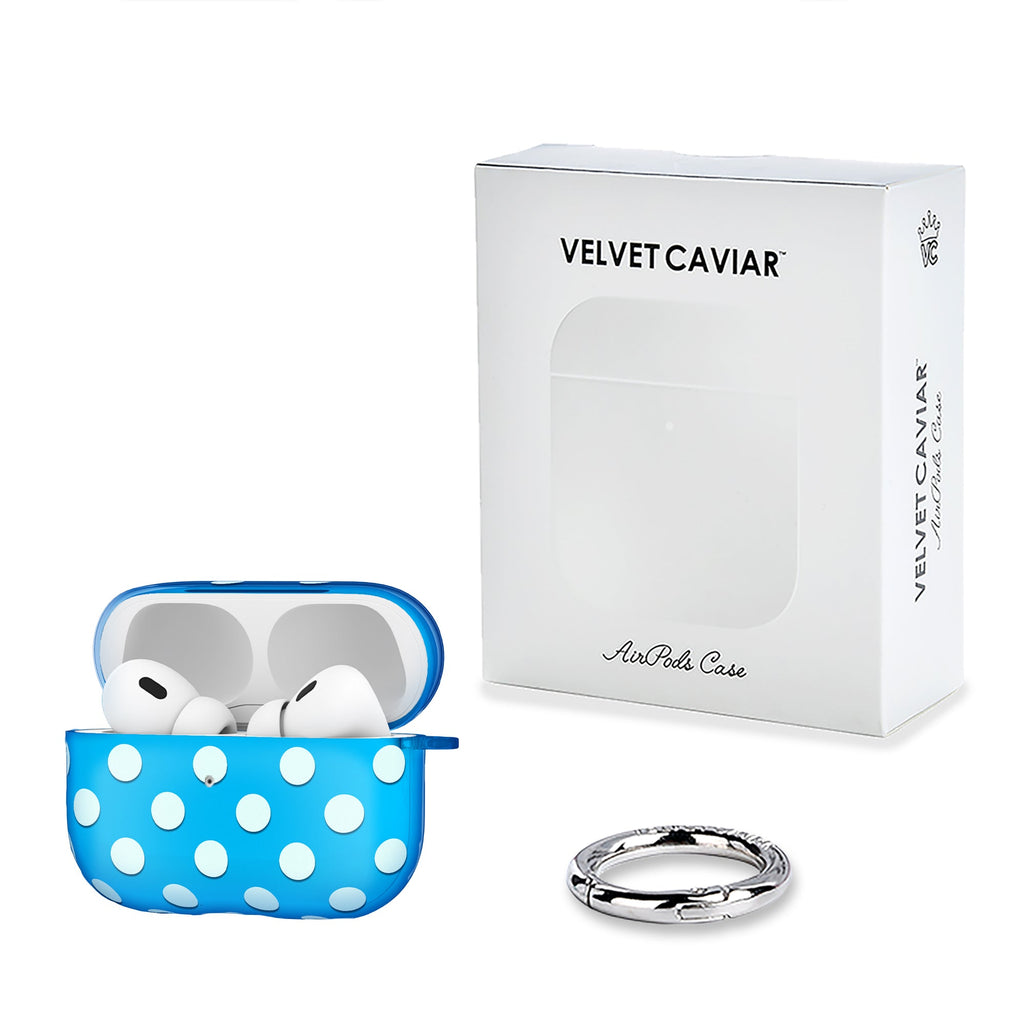 Aquamarine Polka Dot  AirPod Case