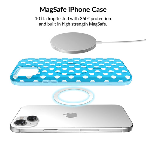 Aquamarine Polka Dot iPhone Bundle Set