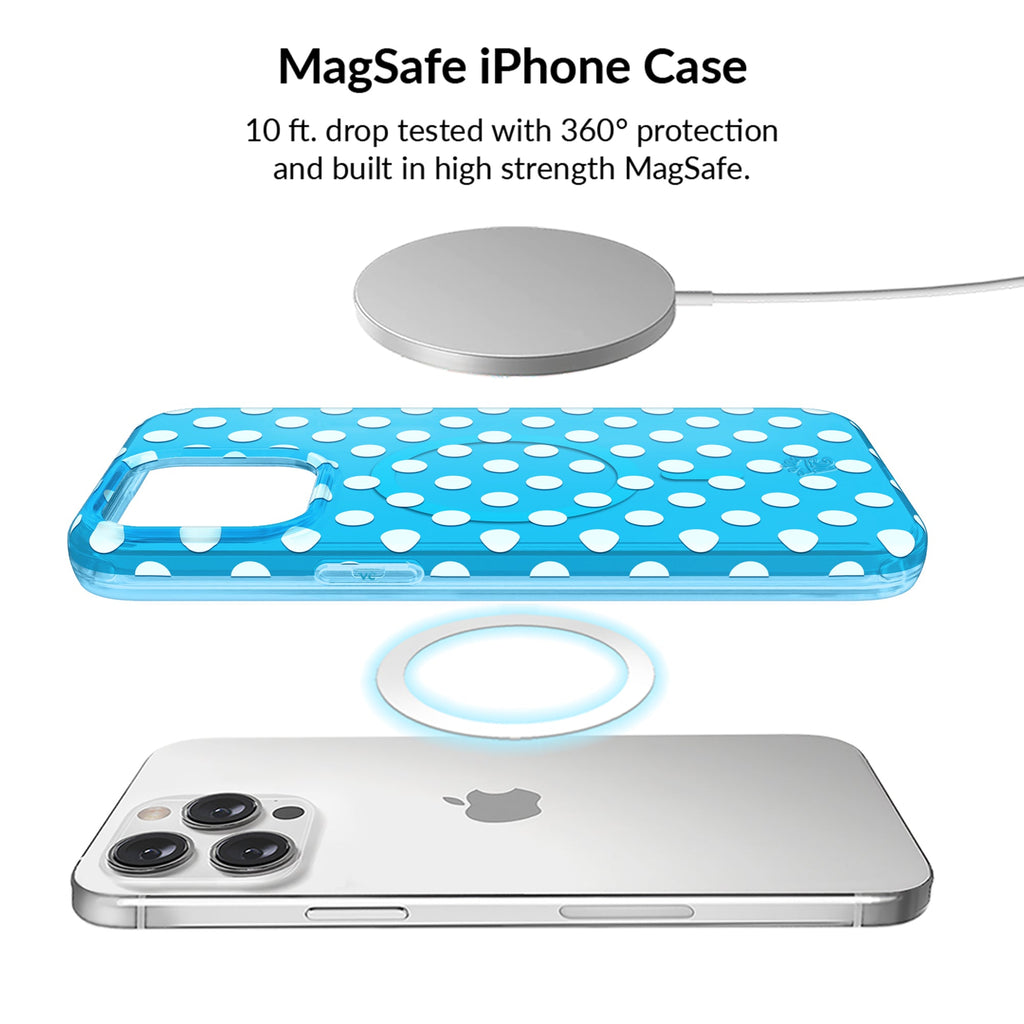 Aquamarine Polka Dot iPhone Bundle Set