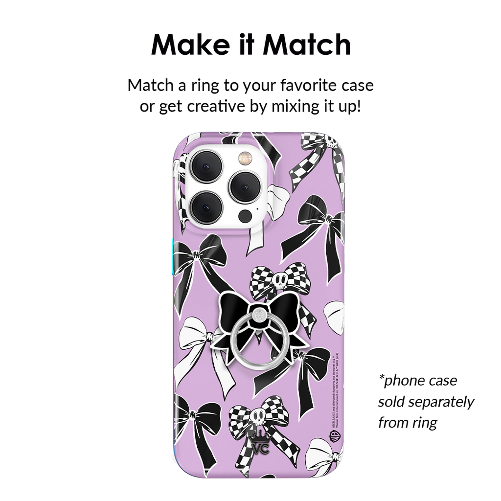 Black Bow Phone Ring