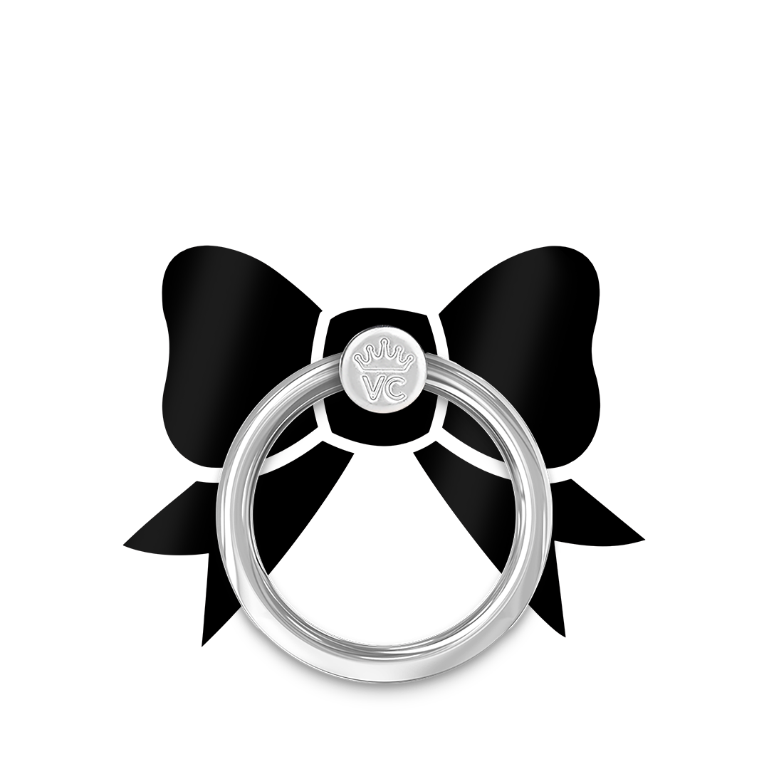 Black Bow Phone Ring