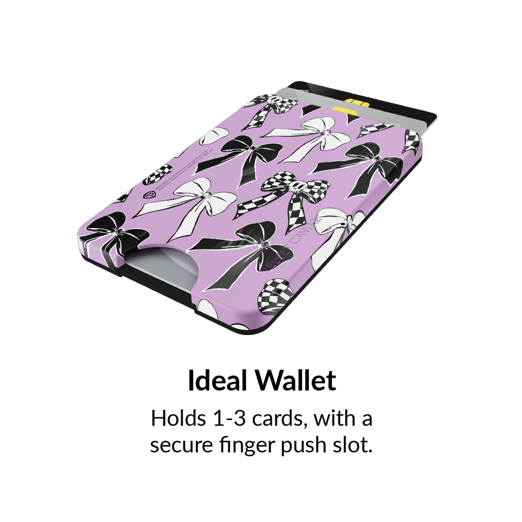 Beetlejuice Bows MagSafe Wallet