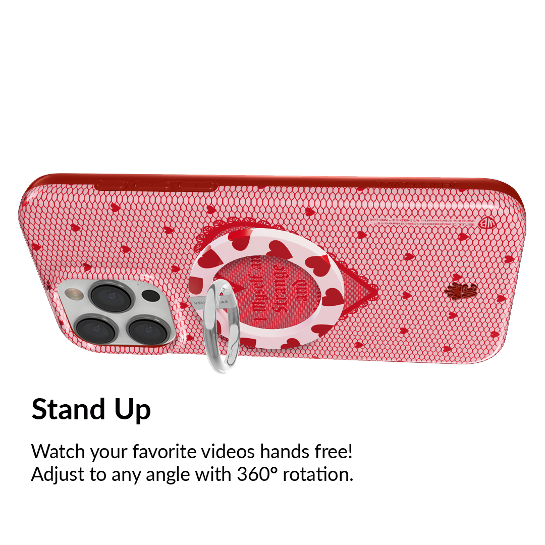 Red Heart MagSafe Grip Ring