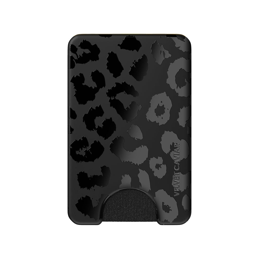Black Leopard MagSafe Wallet