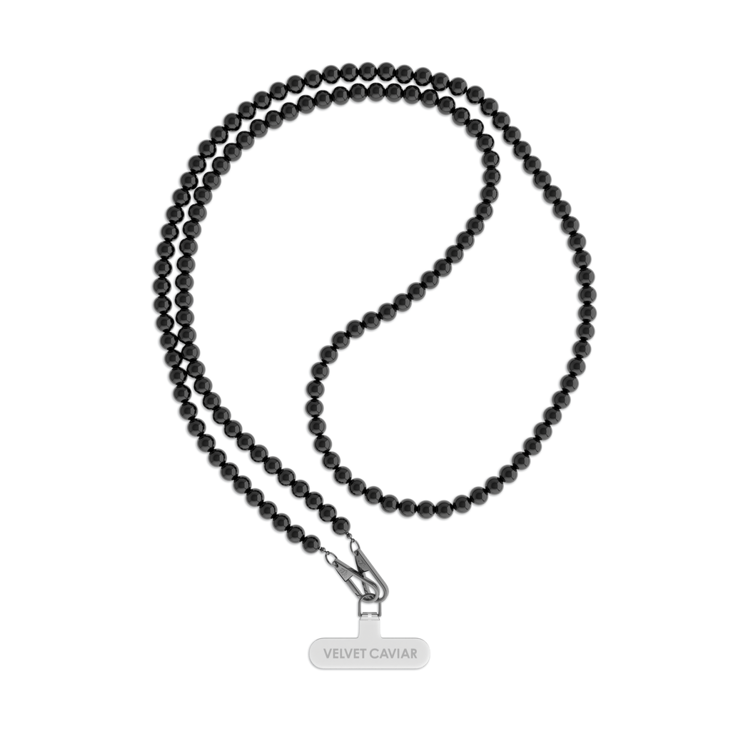 Black Pearl Phone Crossbody Strap