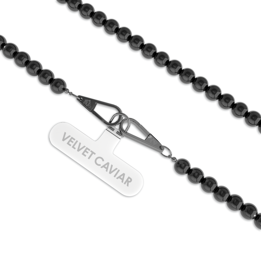 Black Pearl Phone Crossbody Strap