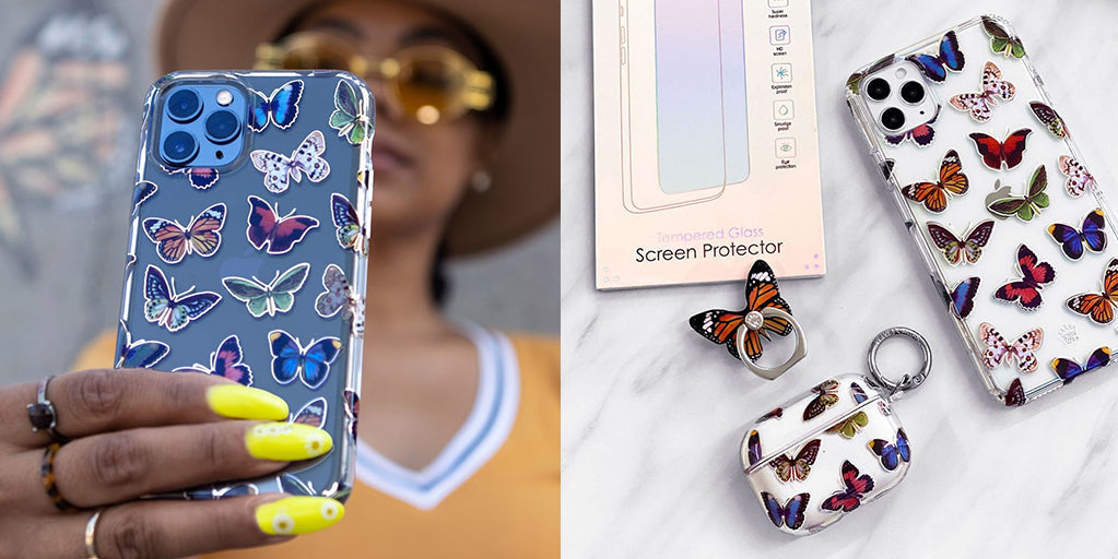 Vintage Butterfly Samsung Galaxy Clear Case