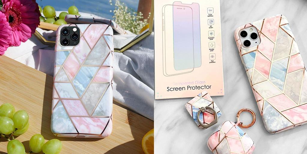 Geometric Marble iPhone Case