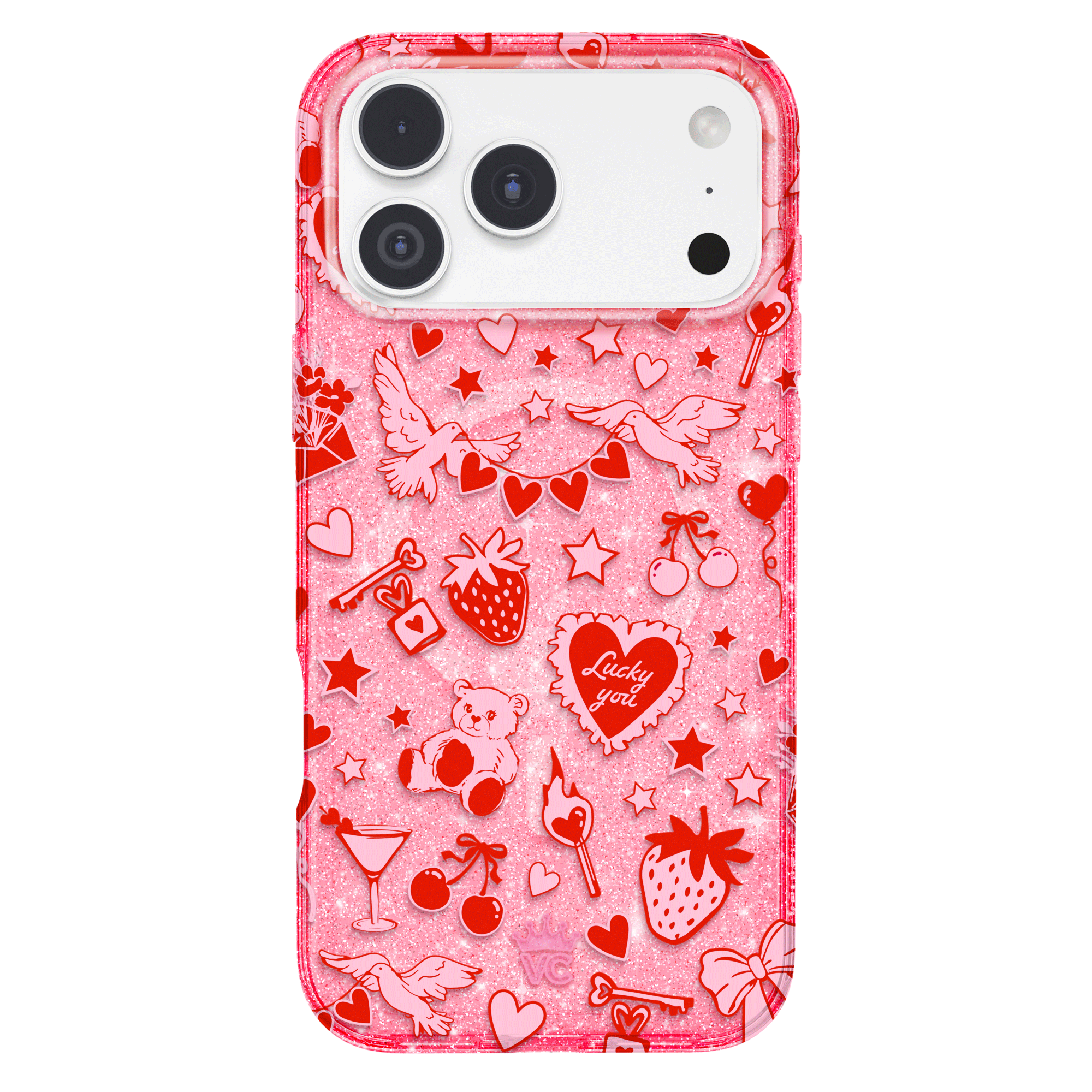 Be Mine Glitter iPhone Case