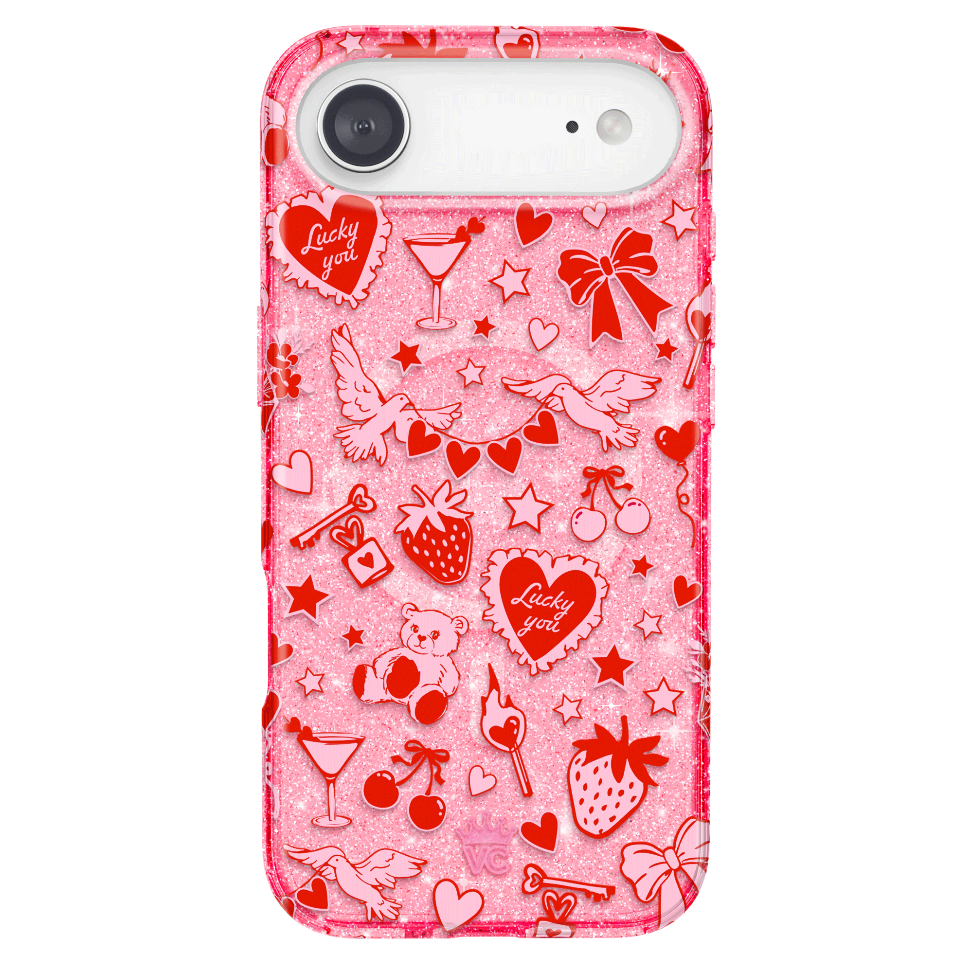 Be Mine Glitter iPhone Case