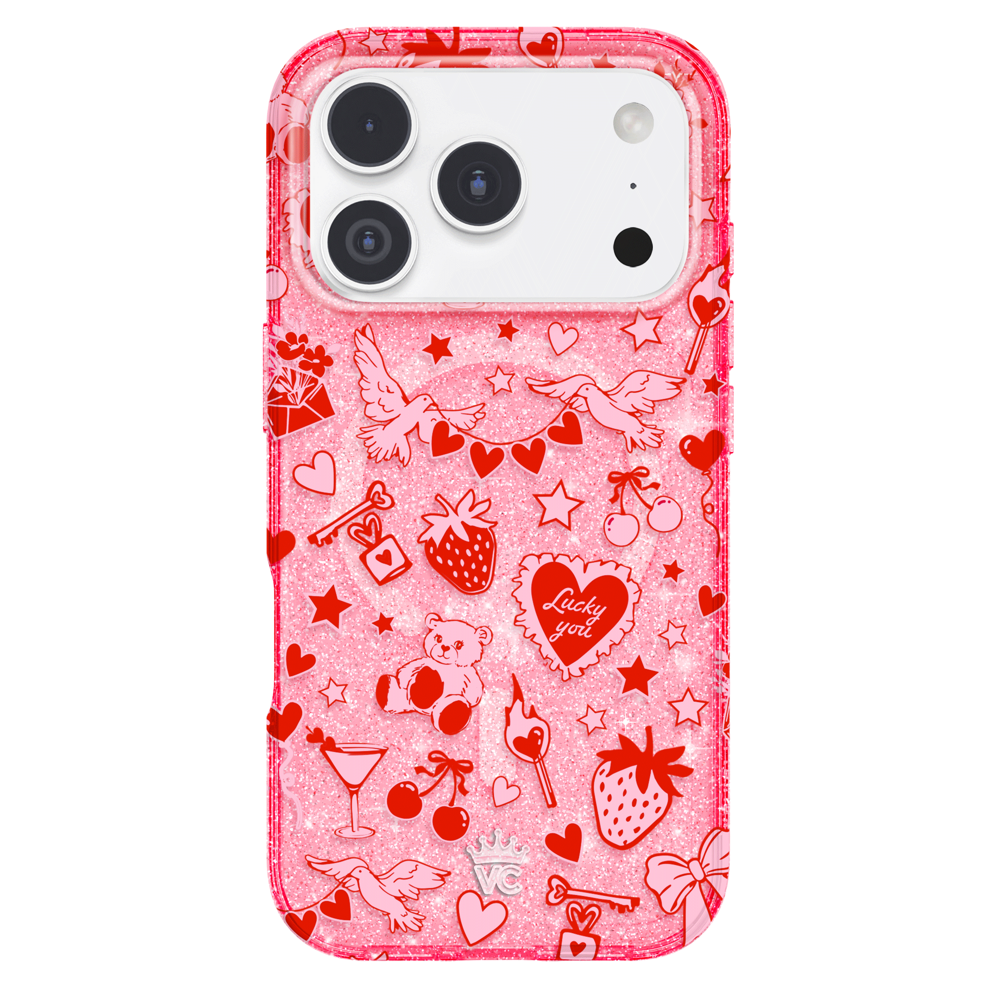 Be Mine Glitter iPhone Case