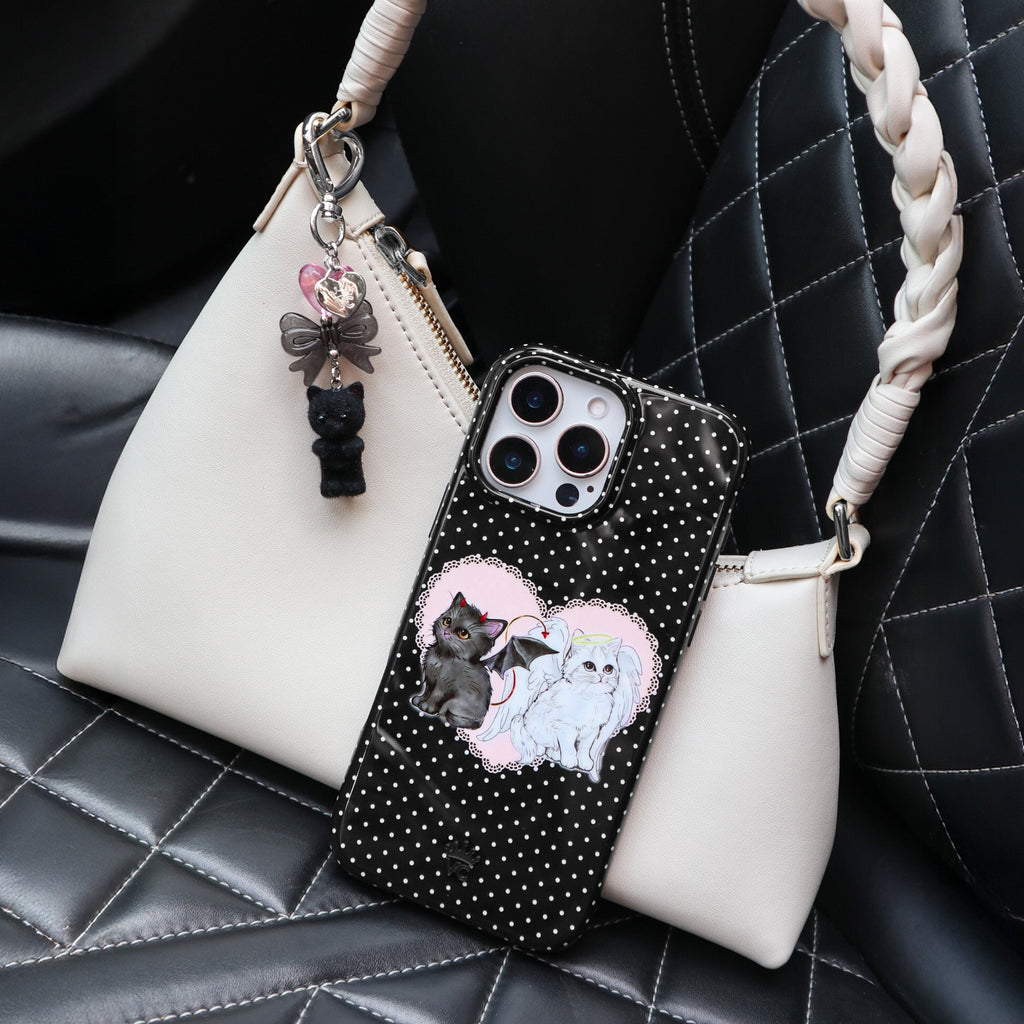 Black Cat Bag Charm