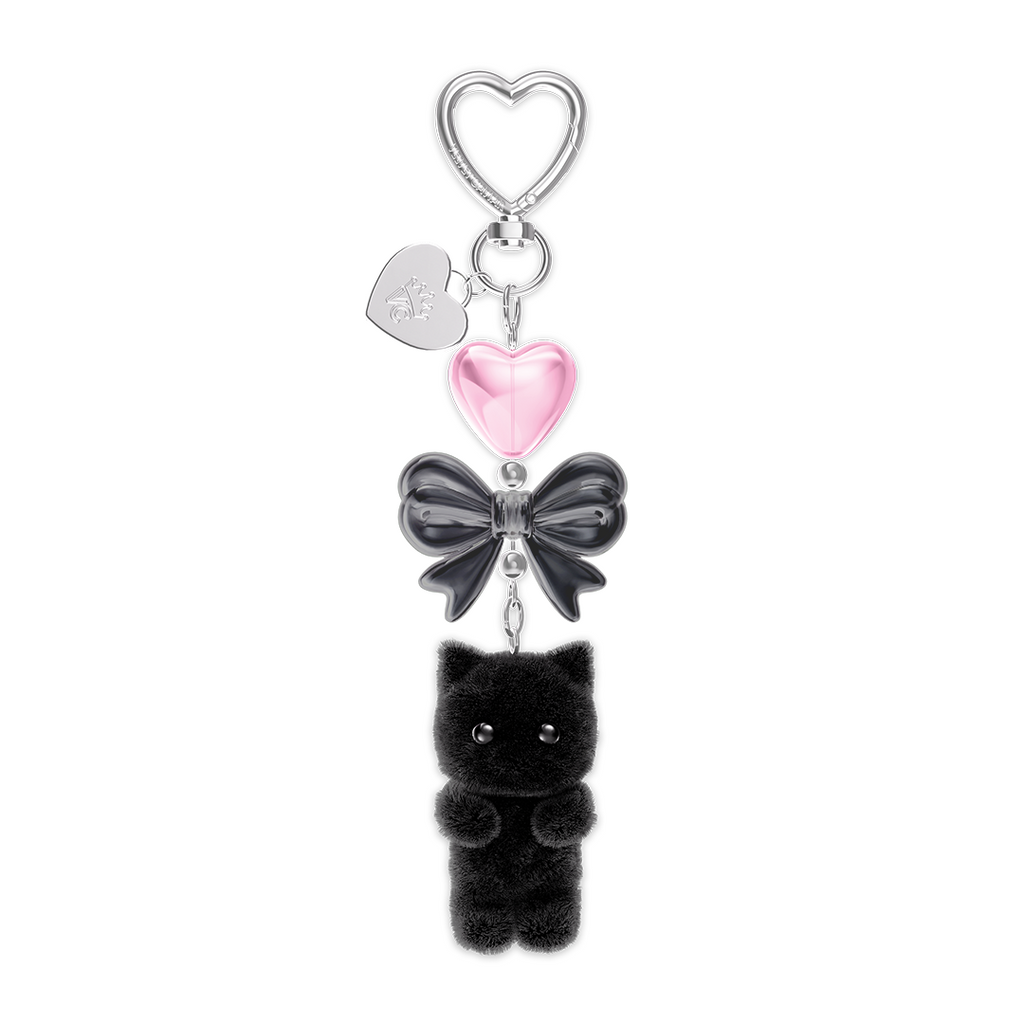Black Cat Bag Charm