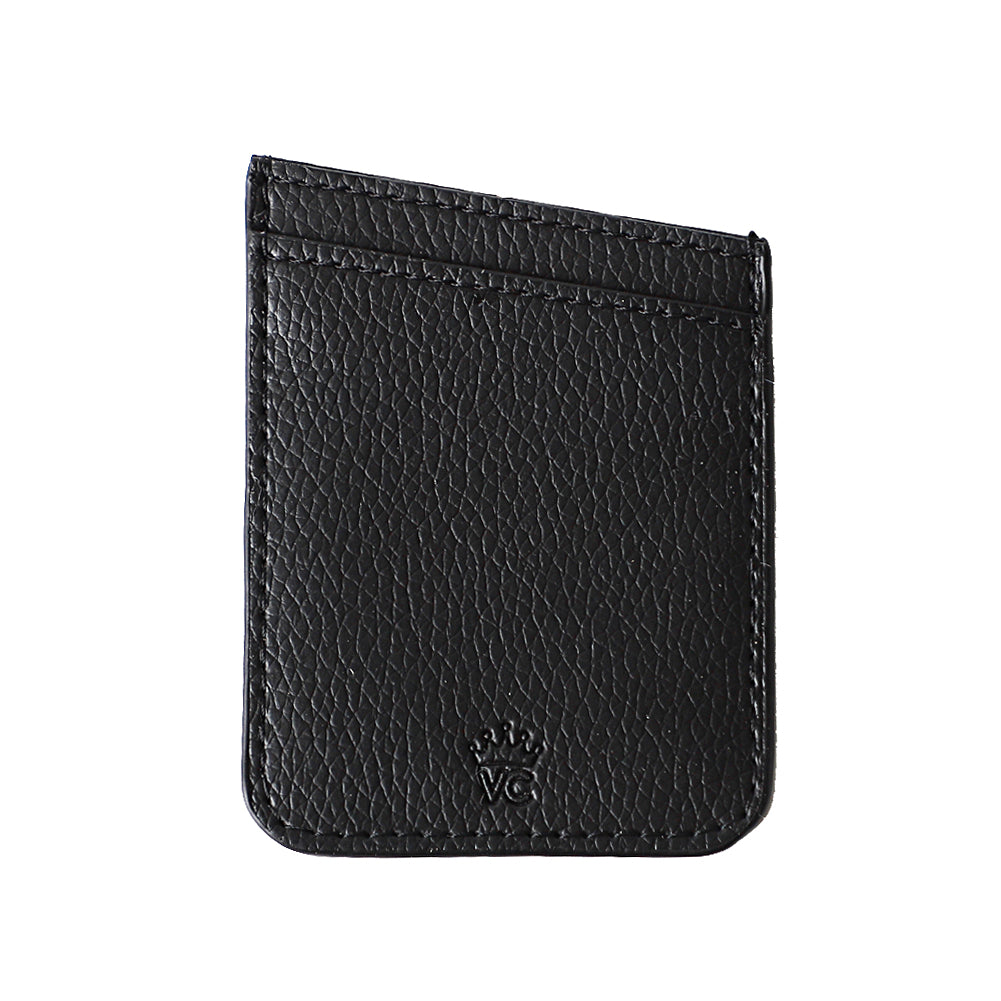 Black Leather Phone Wallet